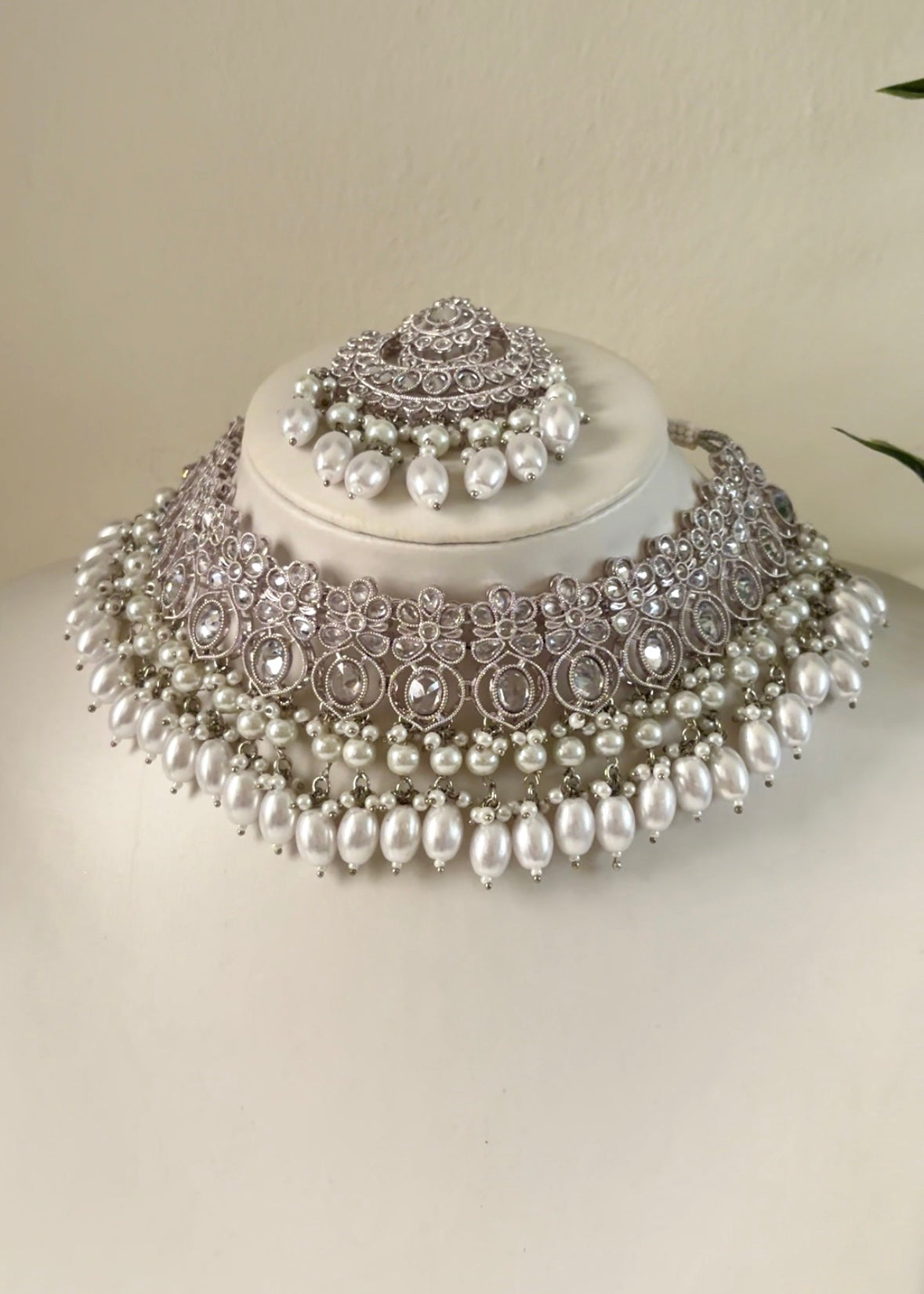 ZEHRA - Silver Necklace Set