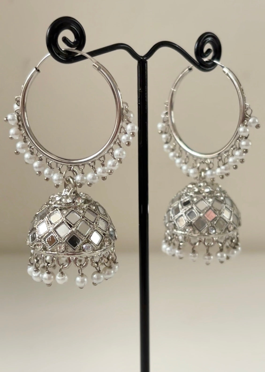 ELA - Mirror Jhumka Hoops
