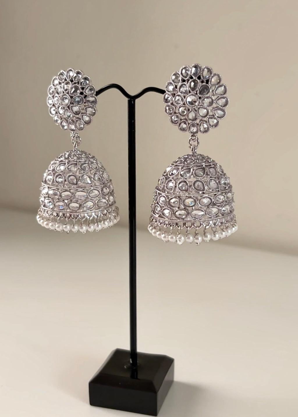 RAISA - Silver Jhumka