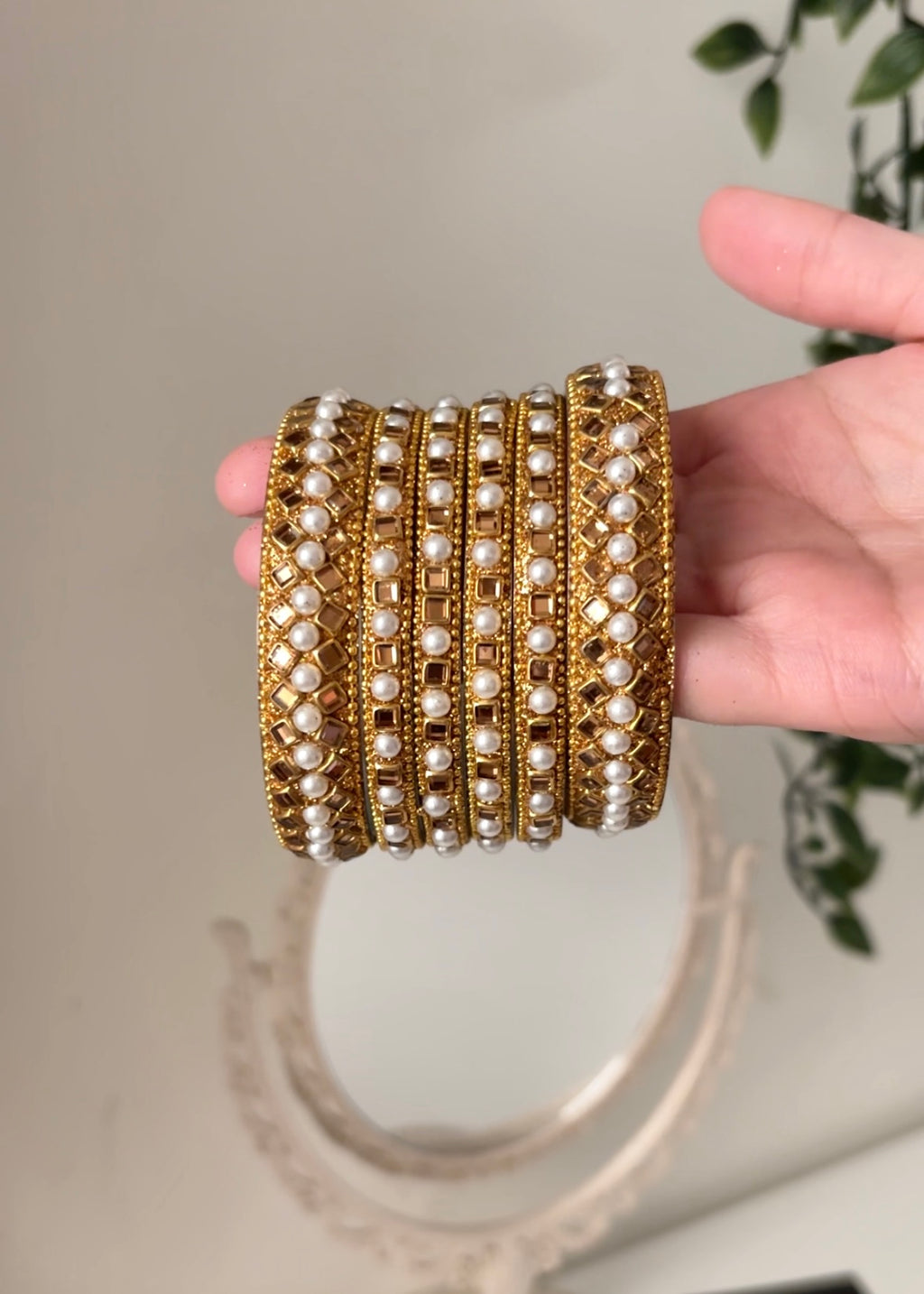 PEARL KUNDAN SET