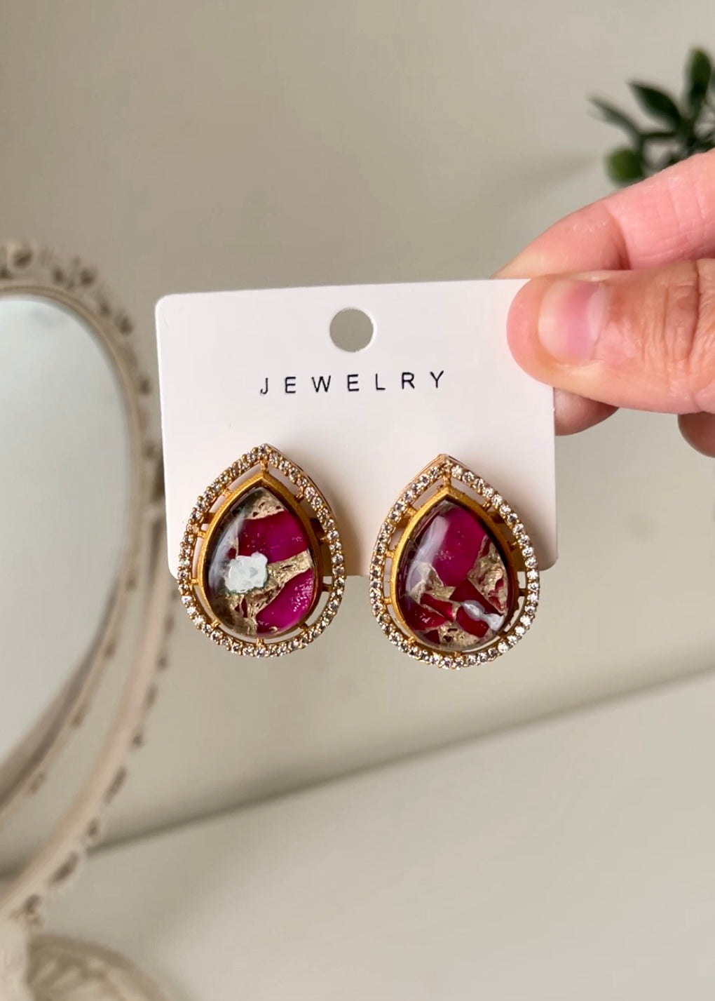 Doublet Stone - Studs Earrings