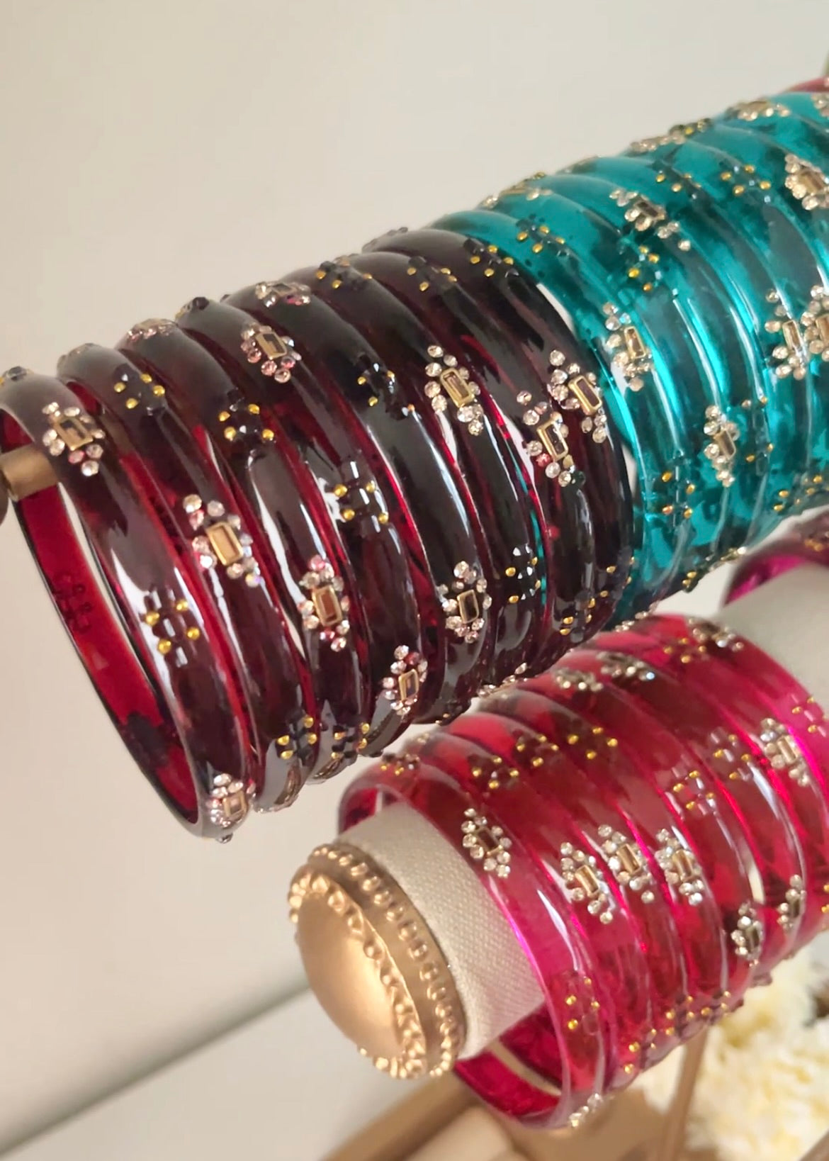 Jelly Glass Bangles