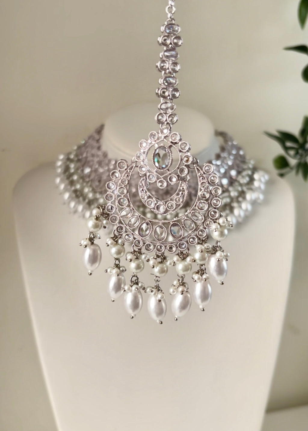 ZEHRA - Silver Necklace Set