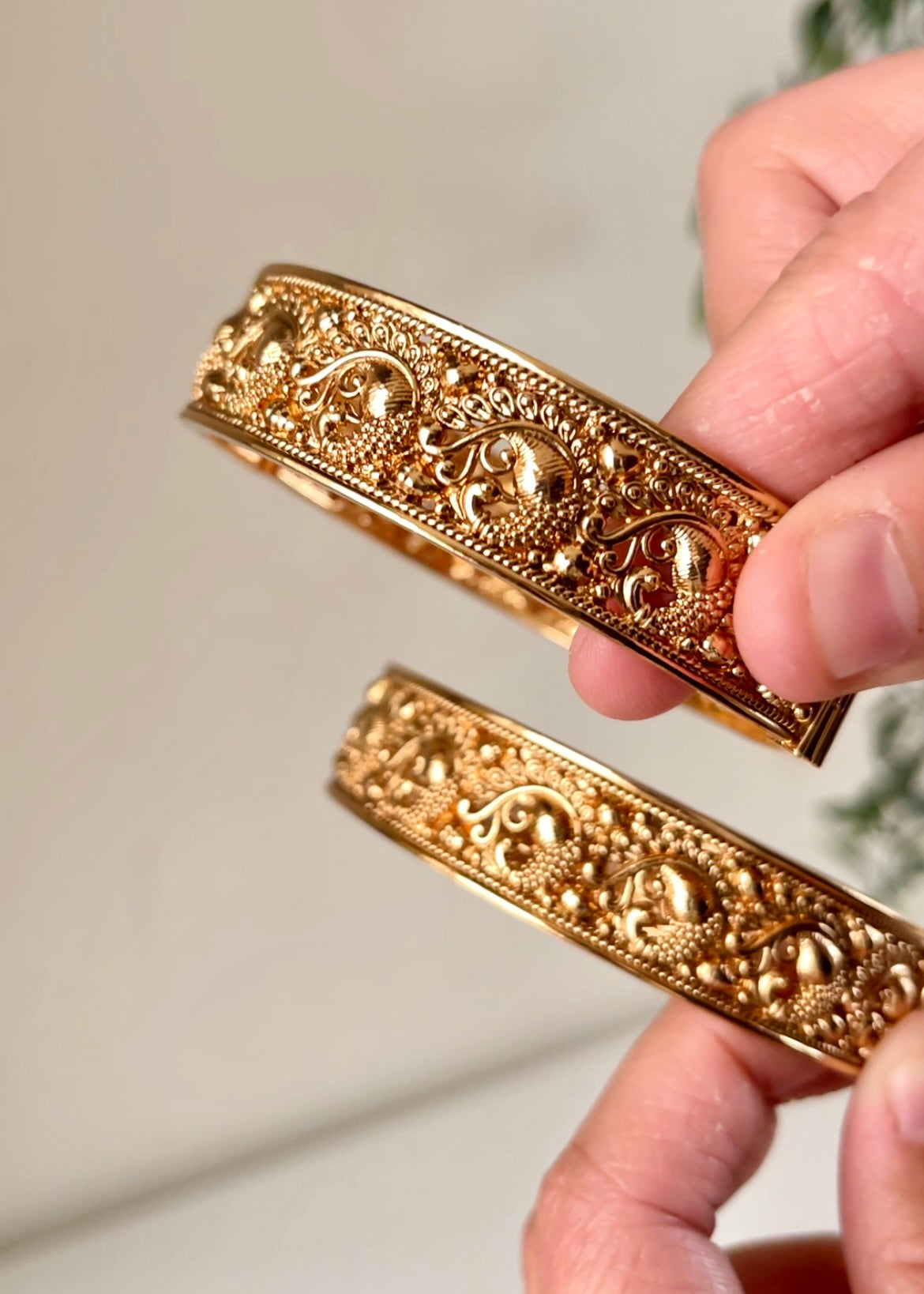 ILAA - Gold Handcrafted Bangles