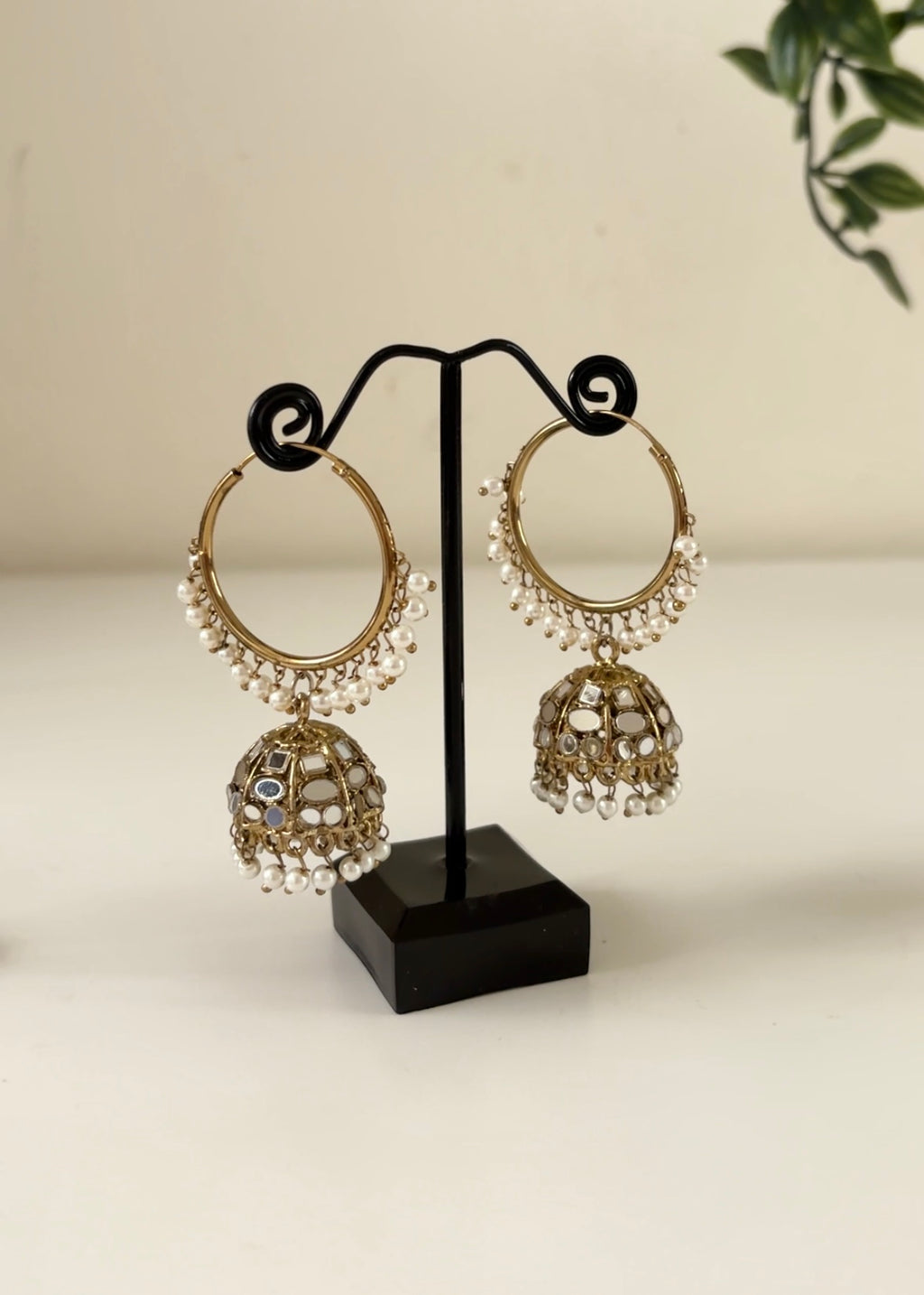 SEVDA - Mirror Jhumka Hoops