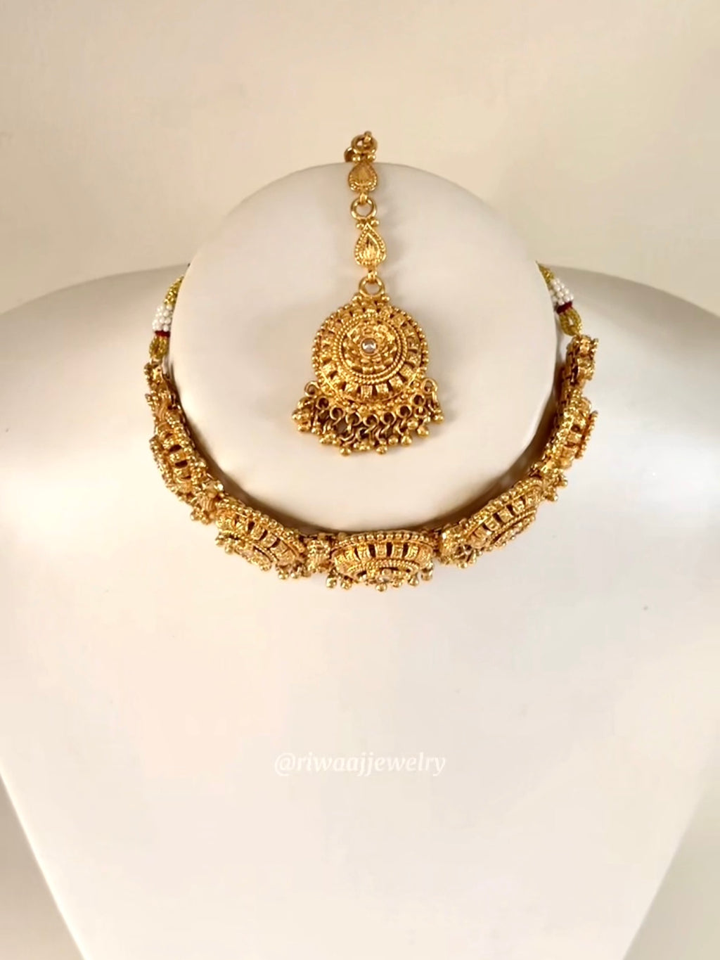 SONA - Gold Plated Choker Set