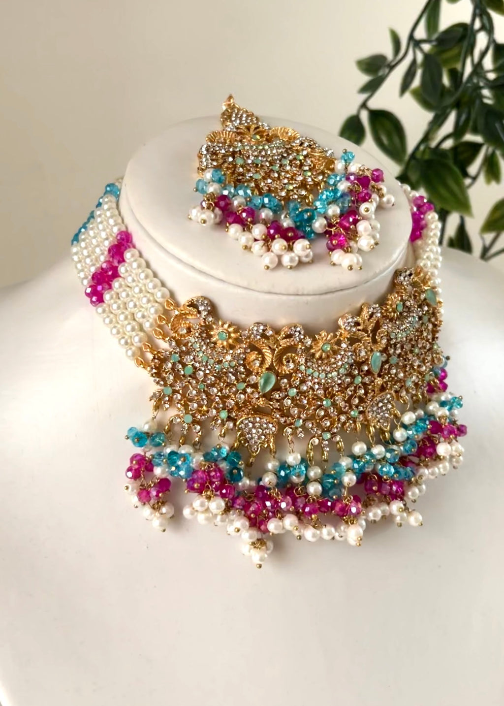 TIANA - Choker/Necklace Set