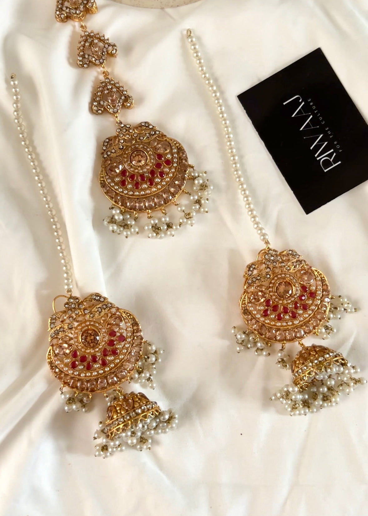 INAHIL - Naurantan Jhumka Tikka Set