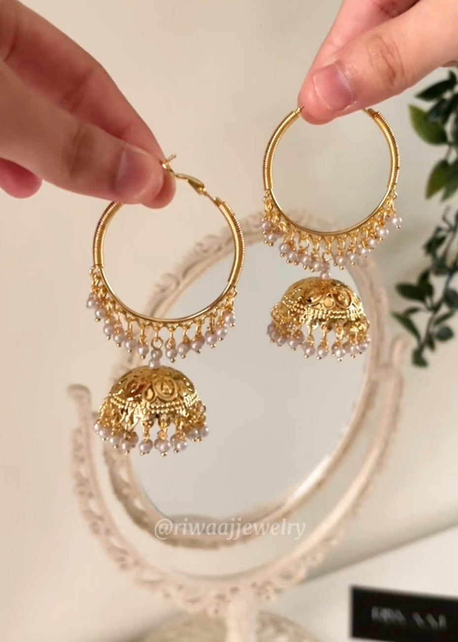 MAHA - Traditional Jhumpa Hoops