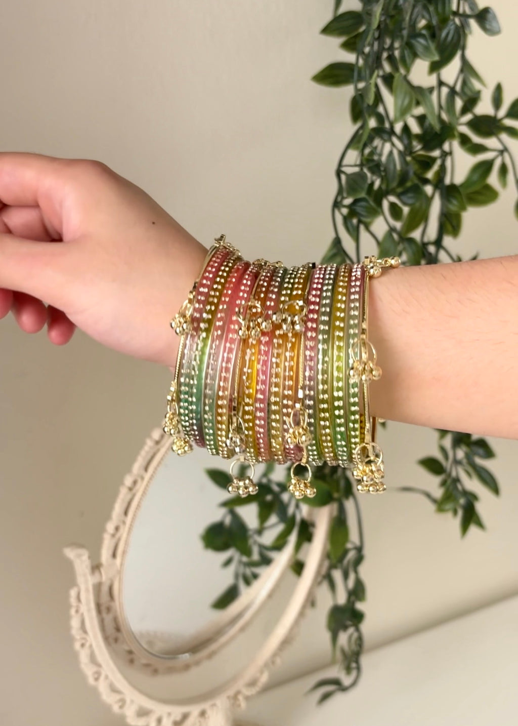 Soft Multi Glass Bangles