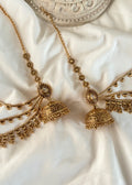 AMAL - Gold Plated Jhumka Sahara (Detachable)