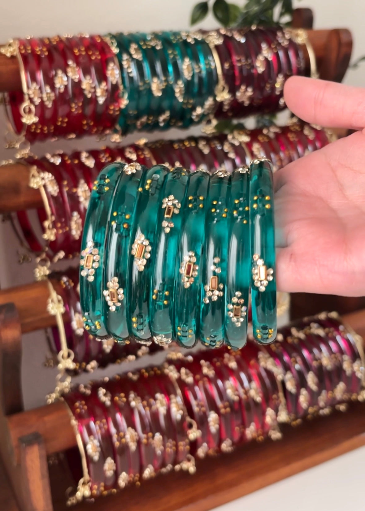 Jelly Glass Bangles
