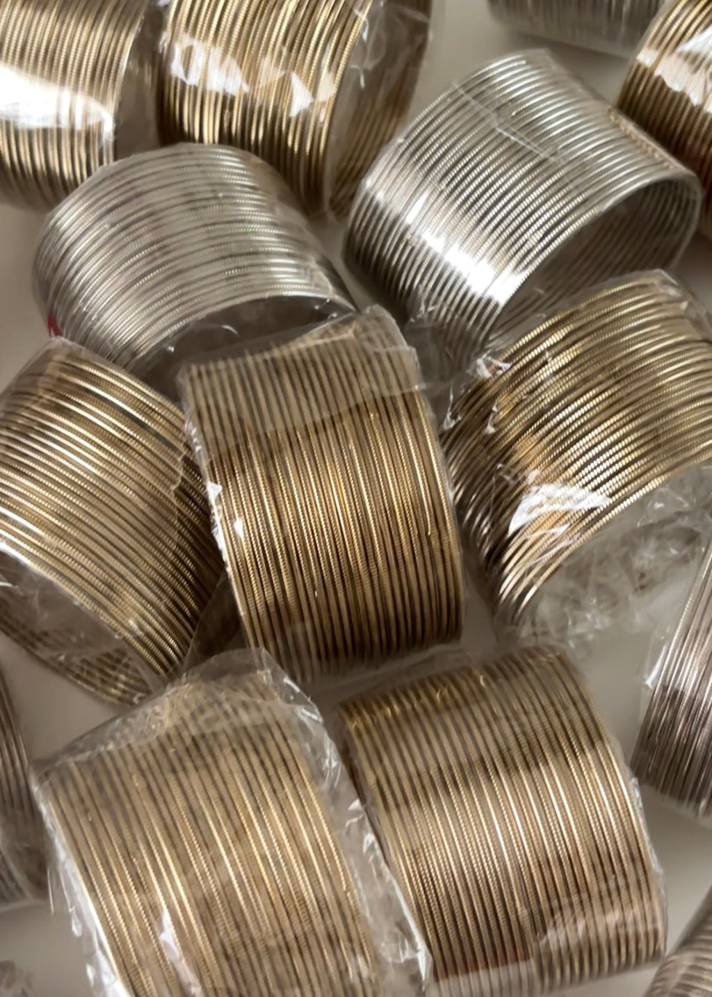 Vintage Bangles - Gold & Silver