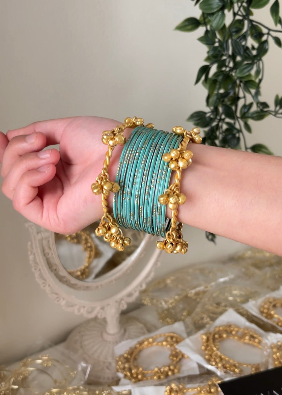 Kashmiri Bangles (adjustable) - Pair