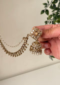 KAVYA - Mini golden jhumka with sahara