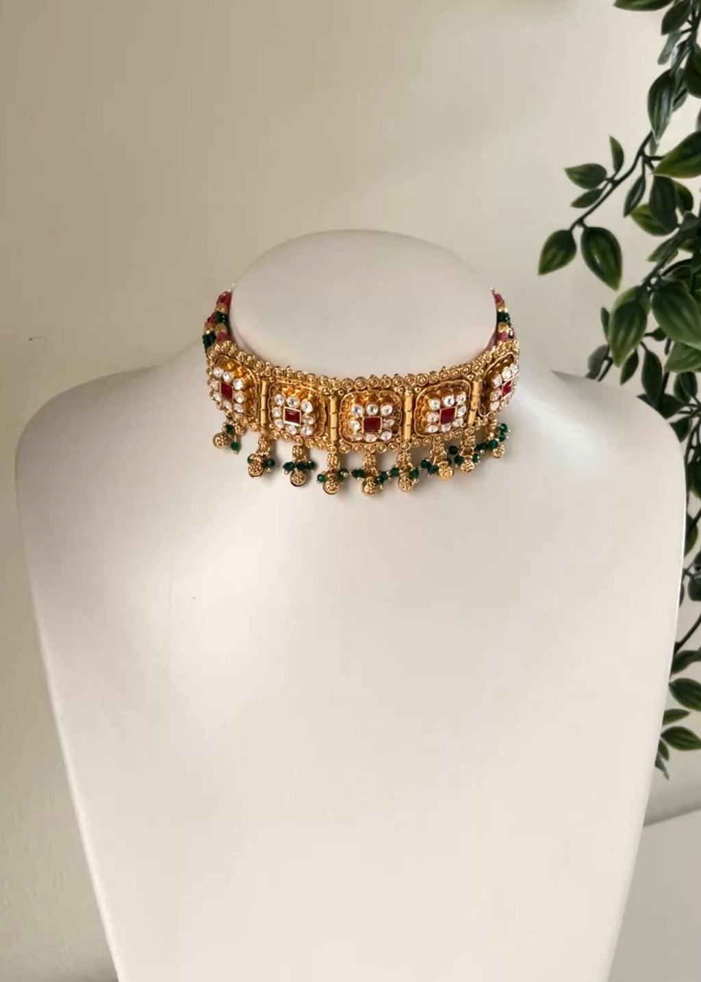 SNEHA - Gold Plated Choker Set