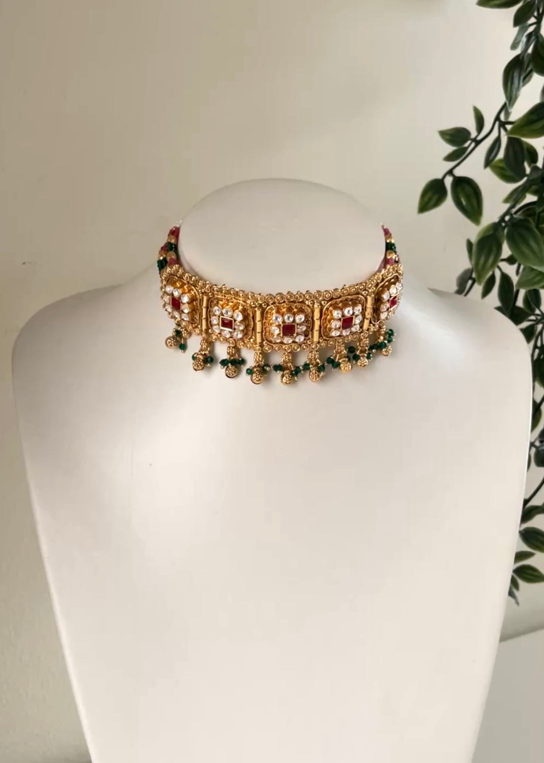 SNEHA - Gold Plated Choker Set