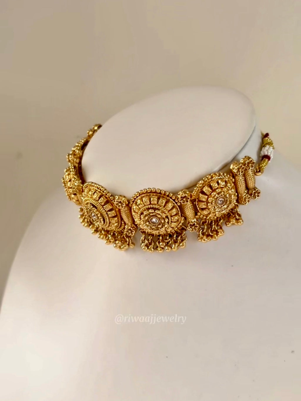SONA - Gold Plated Choker Set
