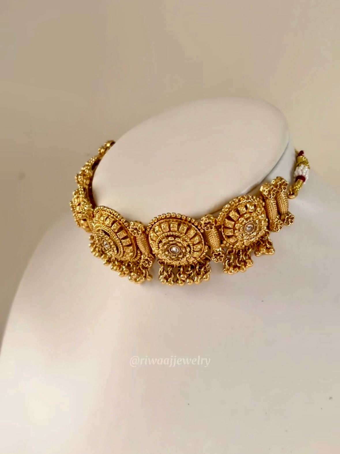 SONA - Gold Plated Choker Set