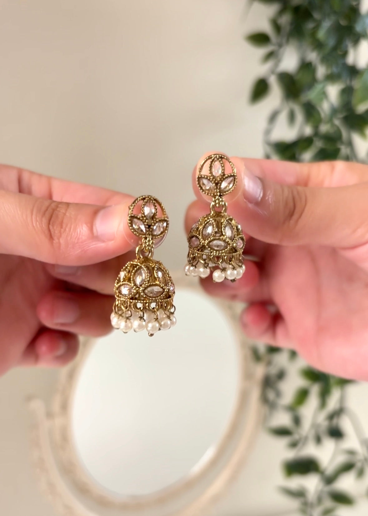 Mini Flower Jhumki