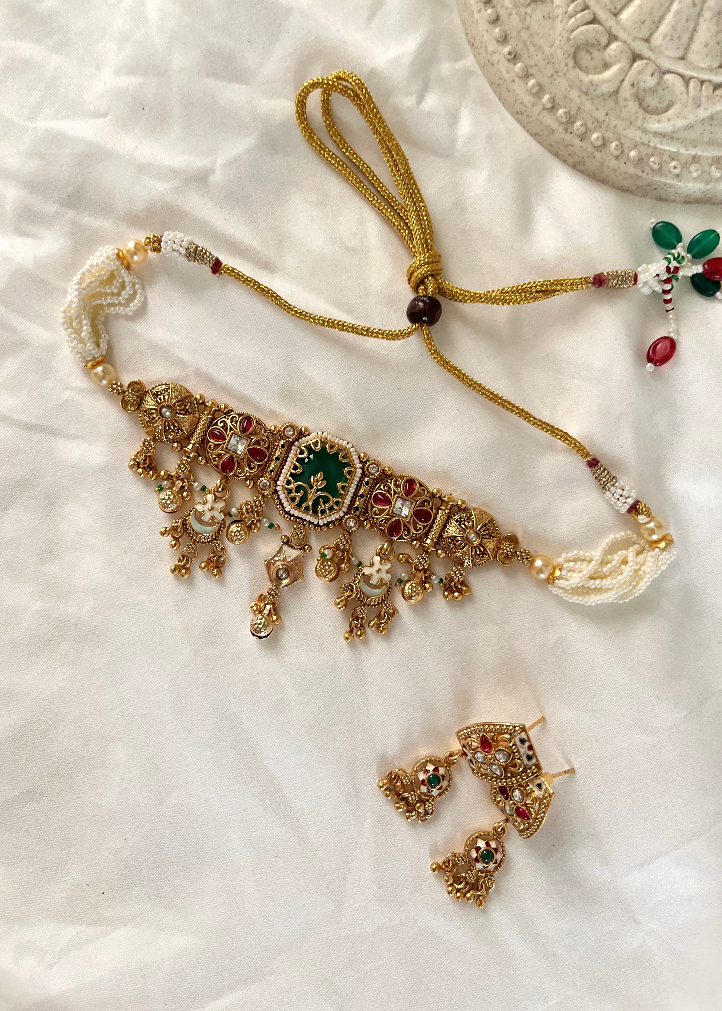AARNA - Heritage Gold Plated Set