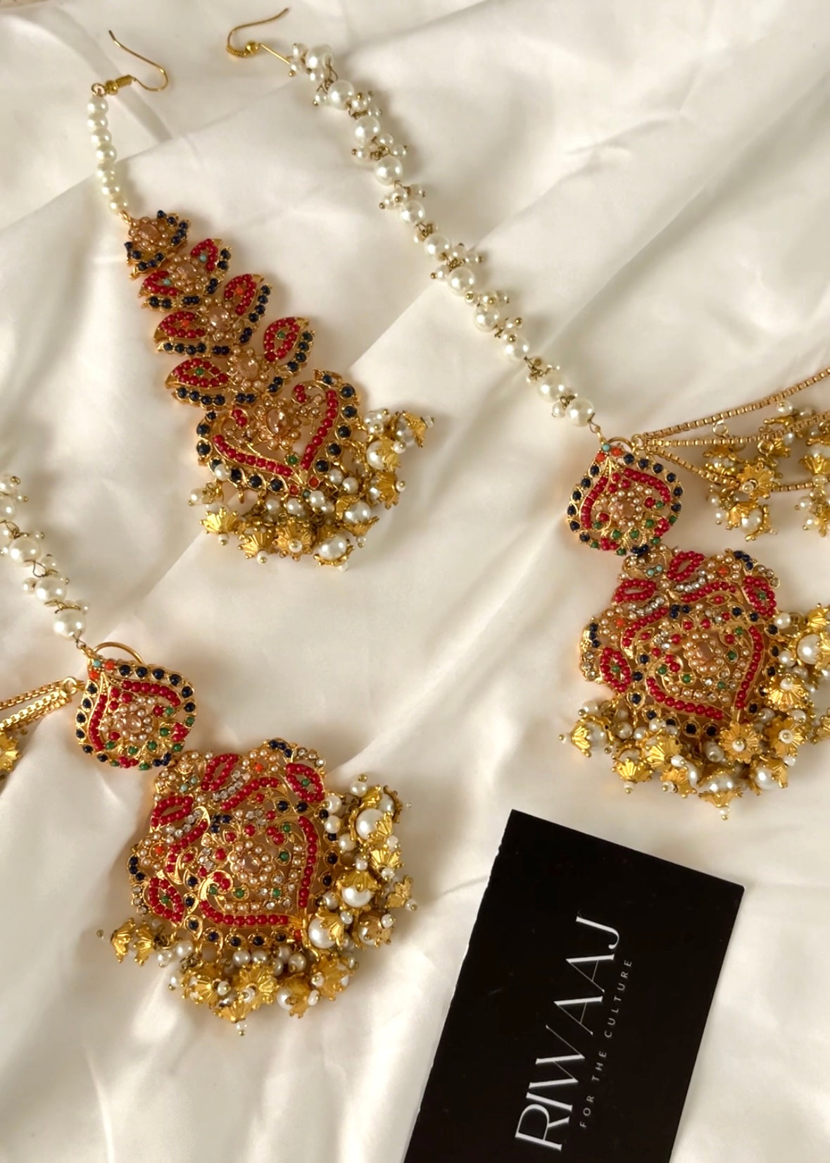 SABOOR - Tikka Sahara Earrings Set (detachable)