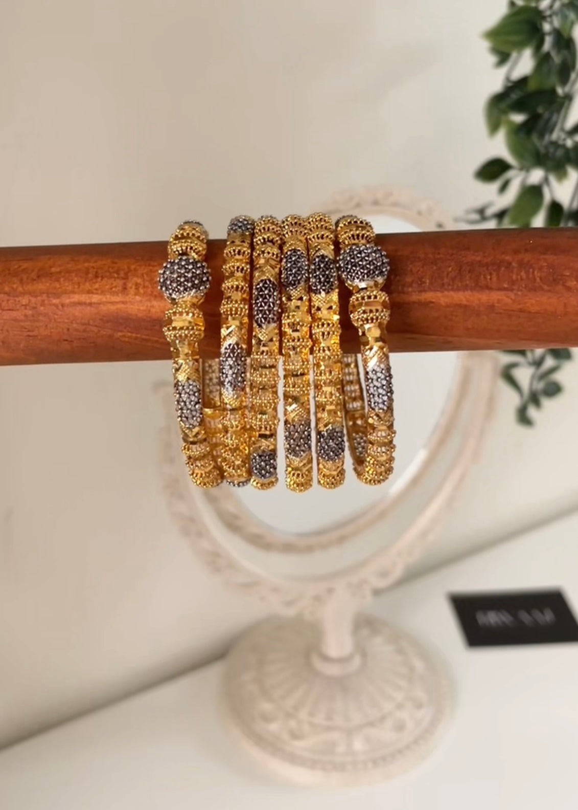 SNAYA - Gold Plated Bangles Set