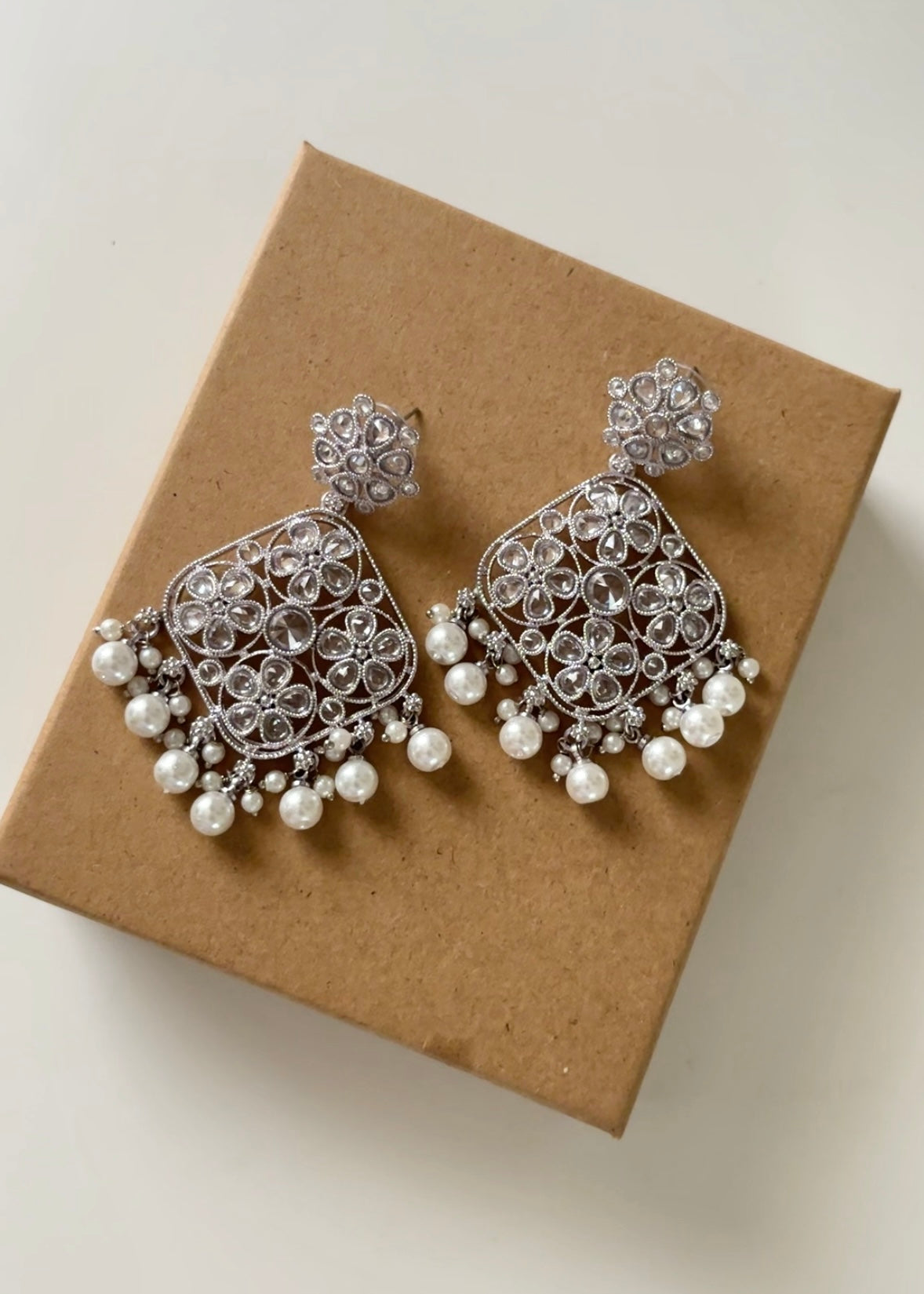 SHERINE - Silver Earrings