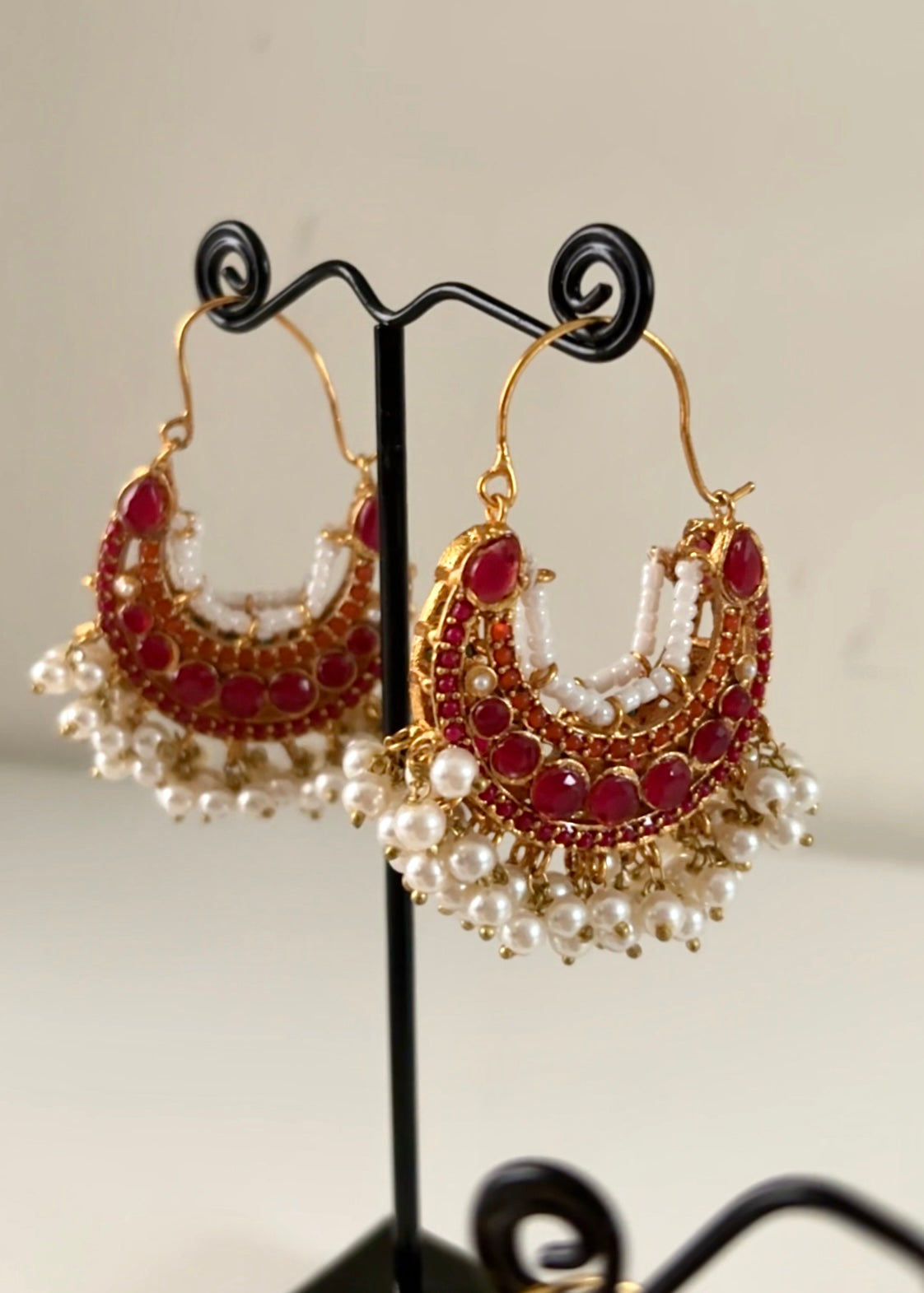 SAHAR - Double Sided Hoops