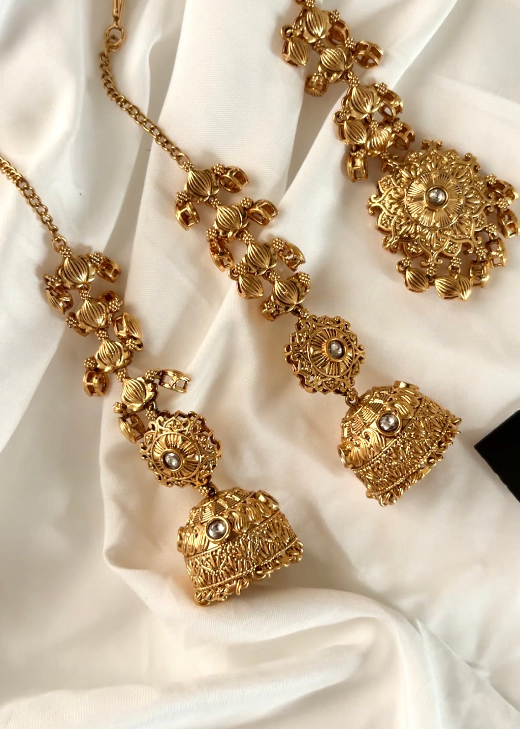 ARUL- Heritage Gold Plated Tikka Set
