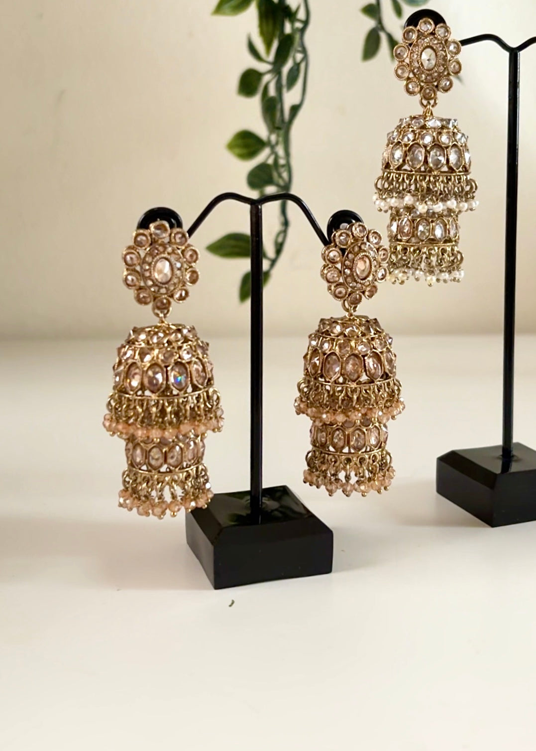 GULNAR - Double Layer Jhumka