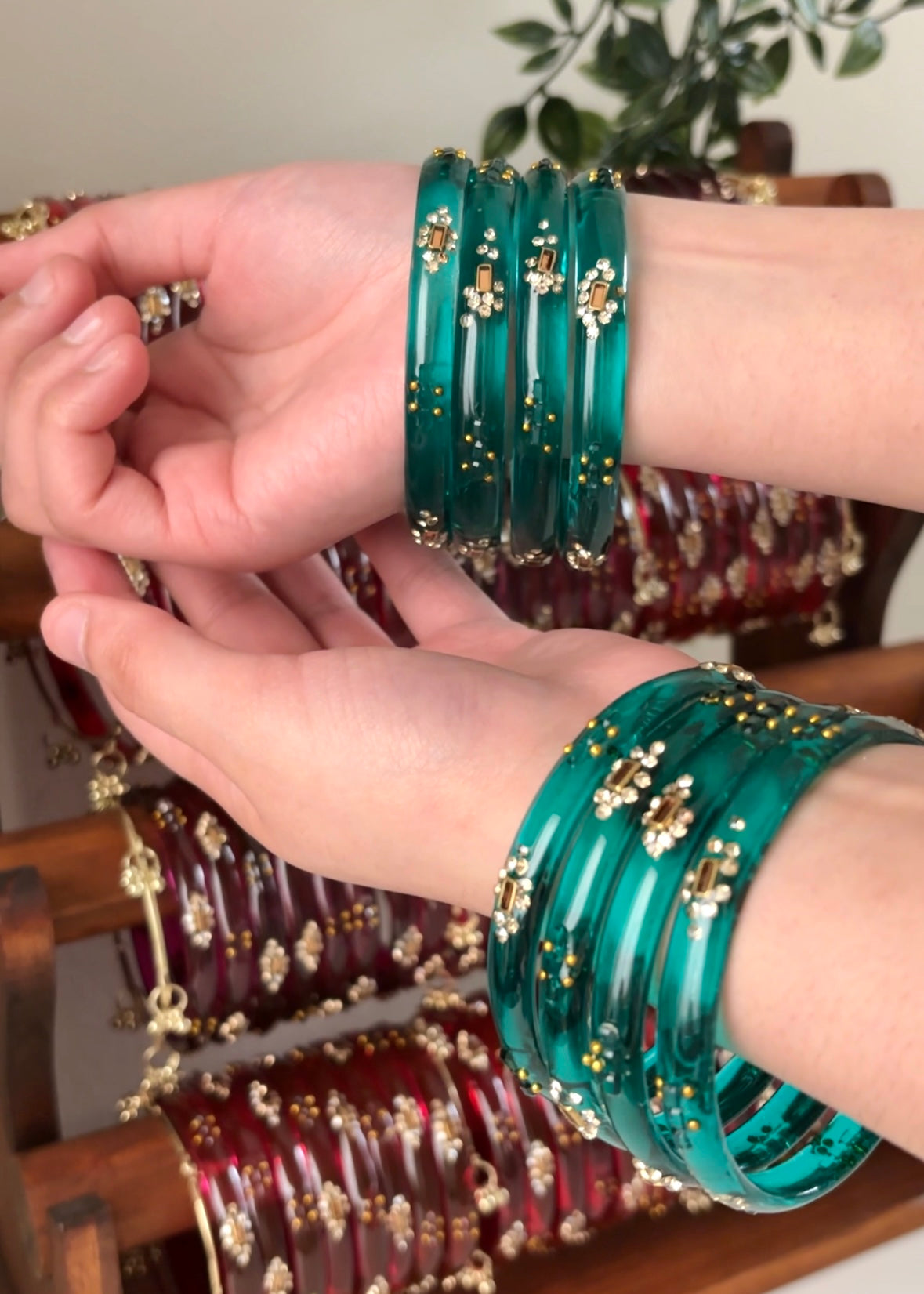 Jelly Glass Bangles
