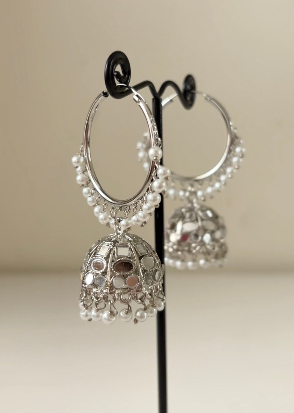 SEVDA - Mirror Jhumka Hoops