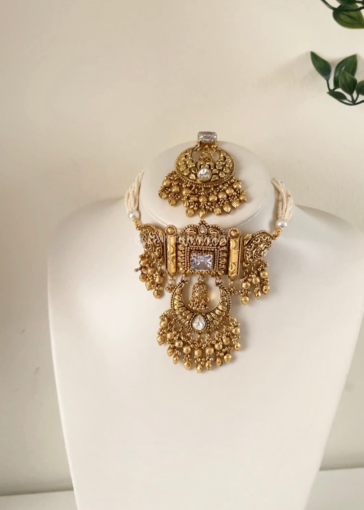 TANVI - Heritage Choker/Necklace Set