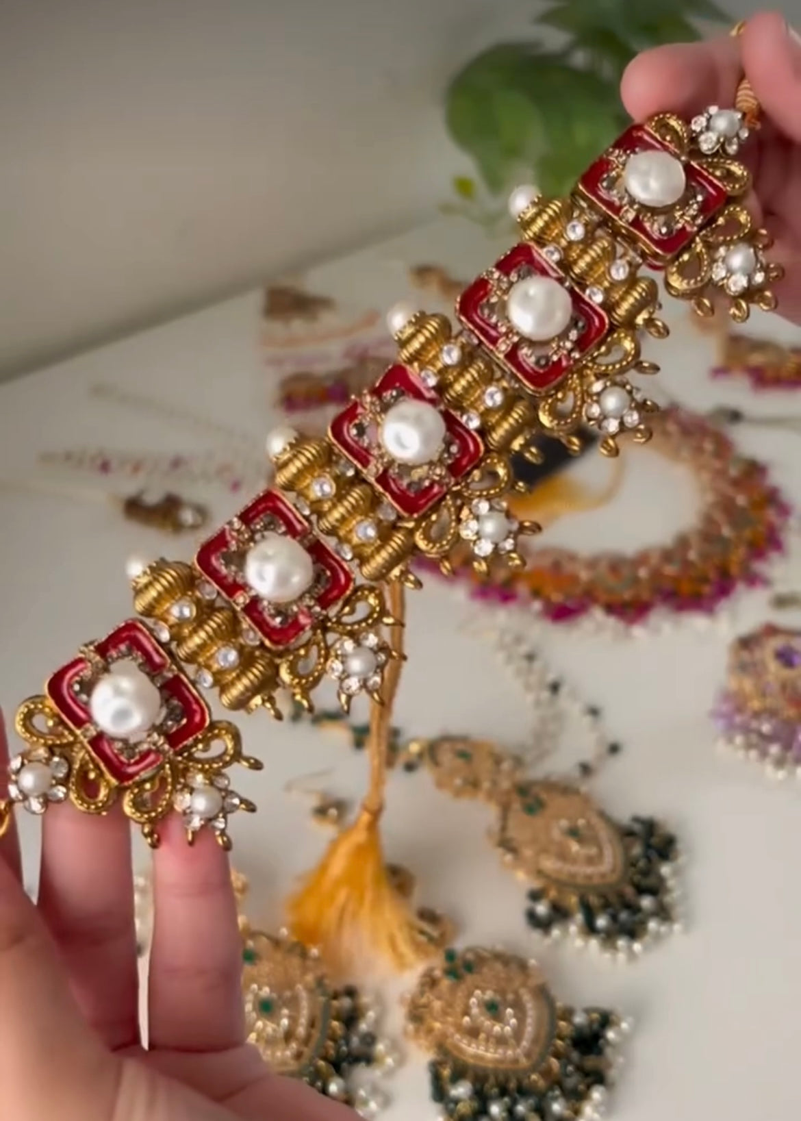 DEEDAR - MOP Choker Set