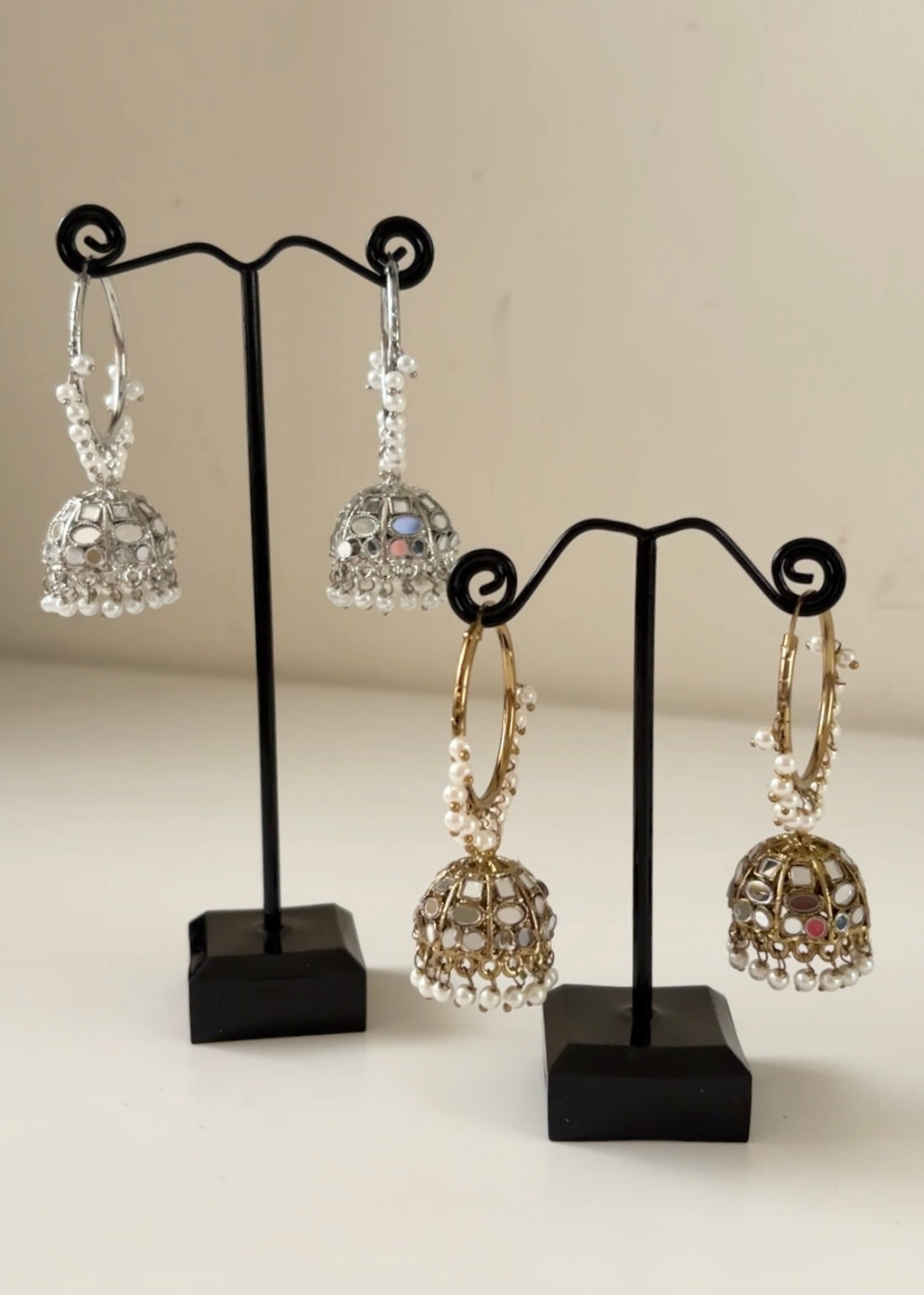 SEVDA - Mirror Jhumka Hoops