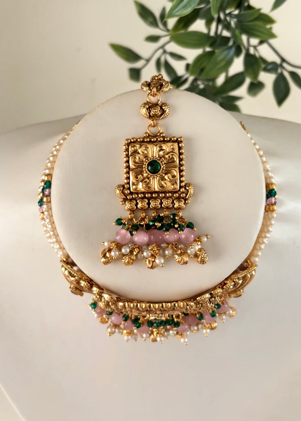 MAHAL - Heritage Gold Plated Choker Set