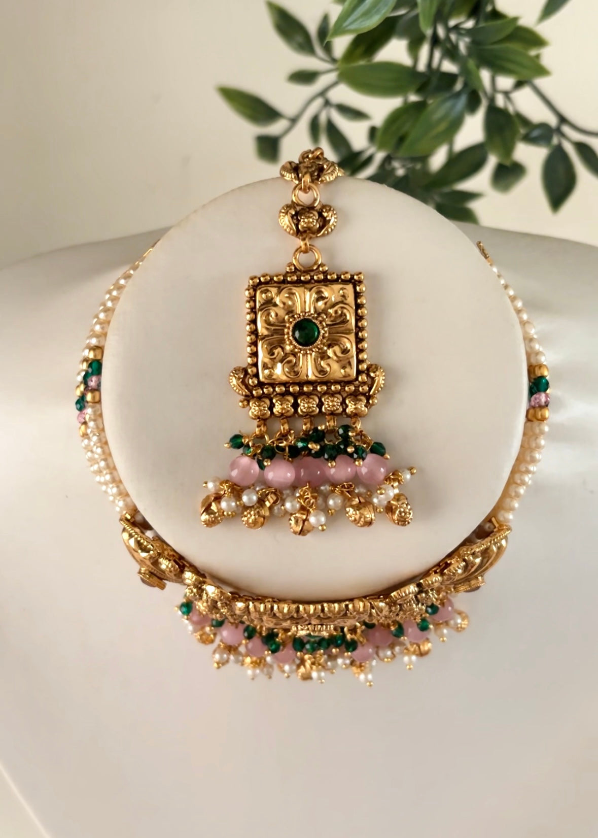 MAHAL - Heritage Gold Plated Choker Set