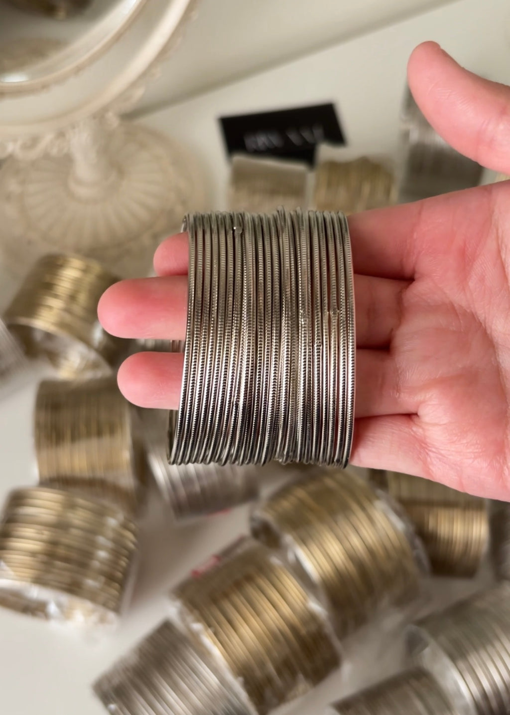 Vintage Bangles - Gold & Silver