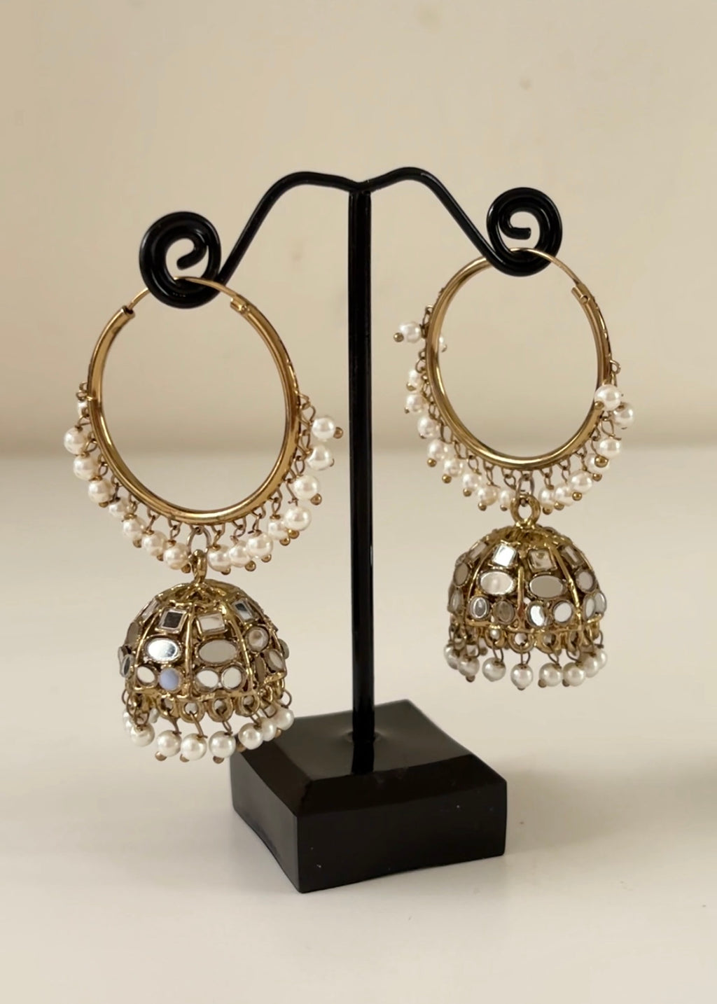 SEVDA - Mirror Jhumka Hoops