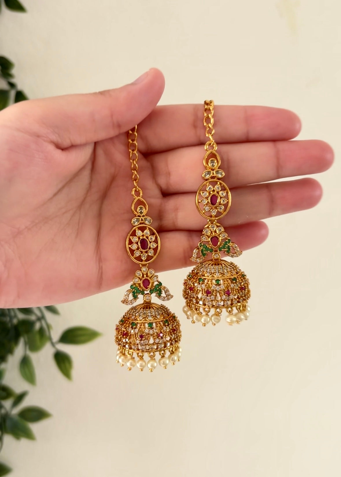 ADHIRA - Heritage Jhumka Earrings