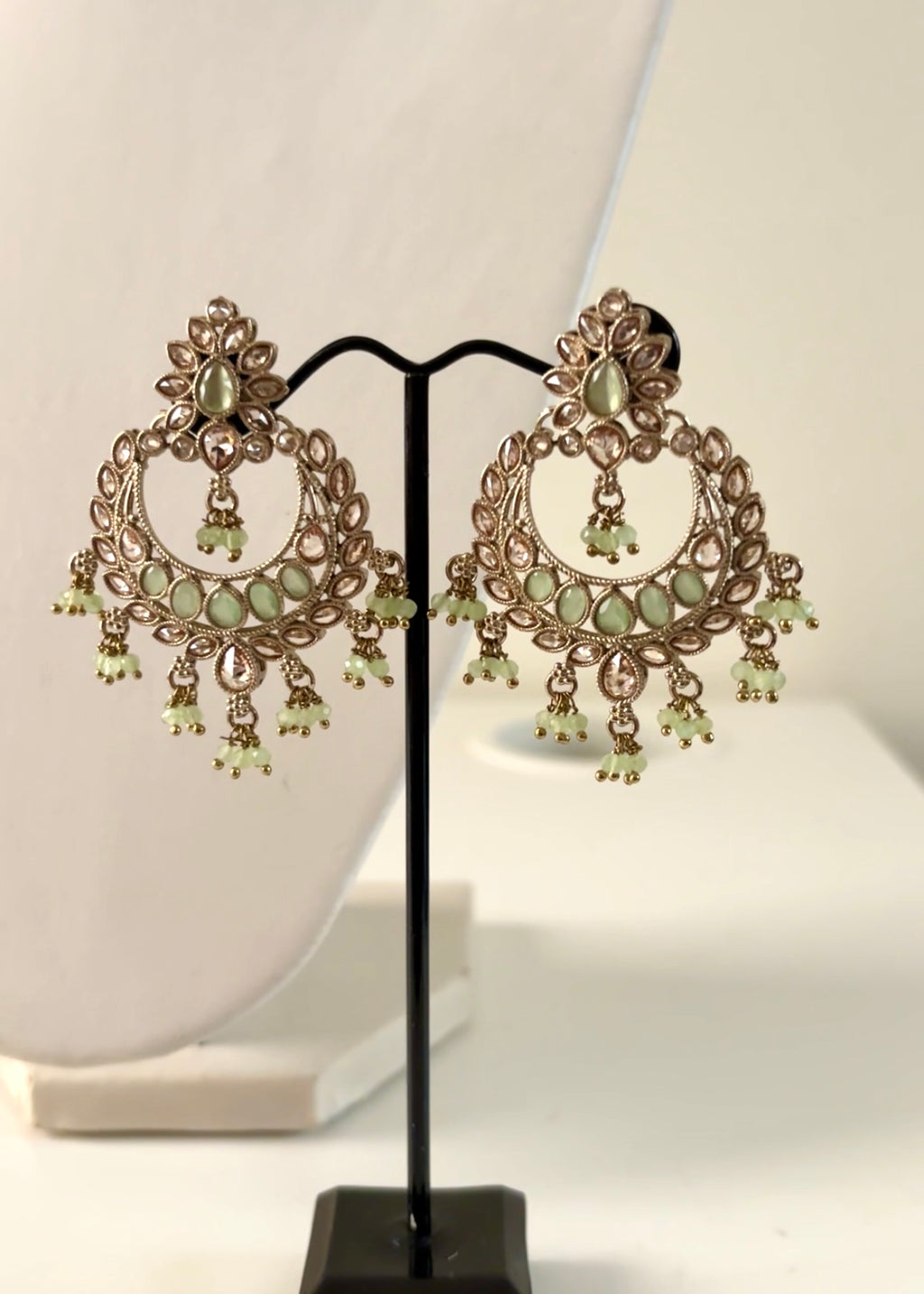 KIRAN - Mint Gold Necklace/Choker Set