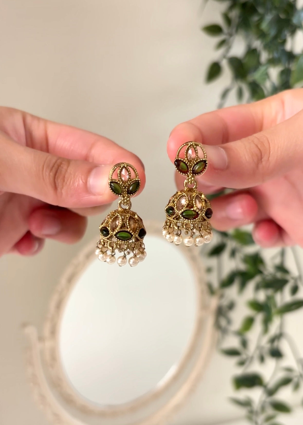 Mini Flower Jhumki