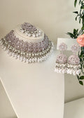 ZEHRA - Silver Necklace Set