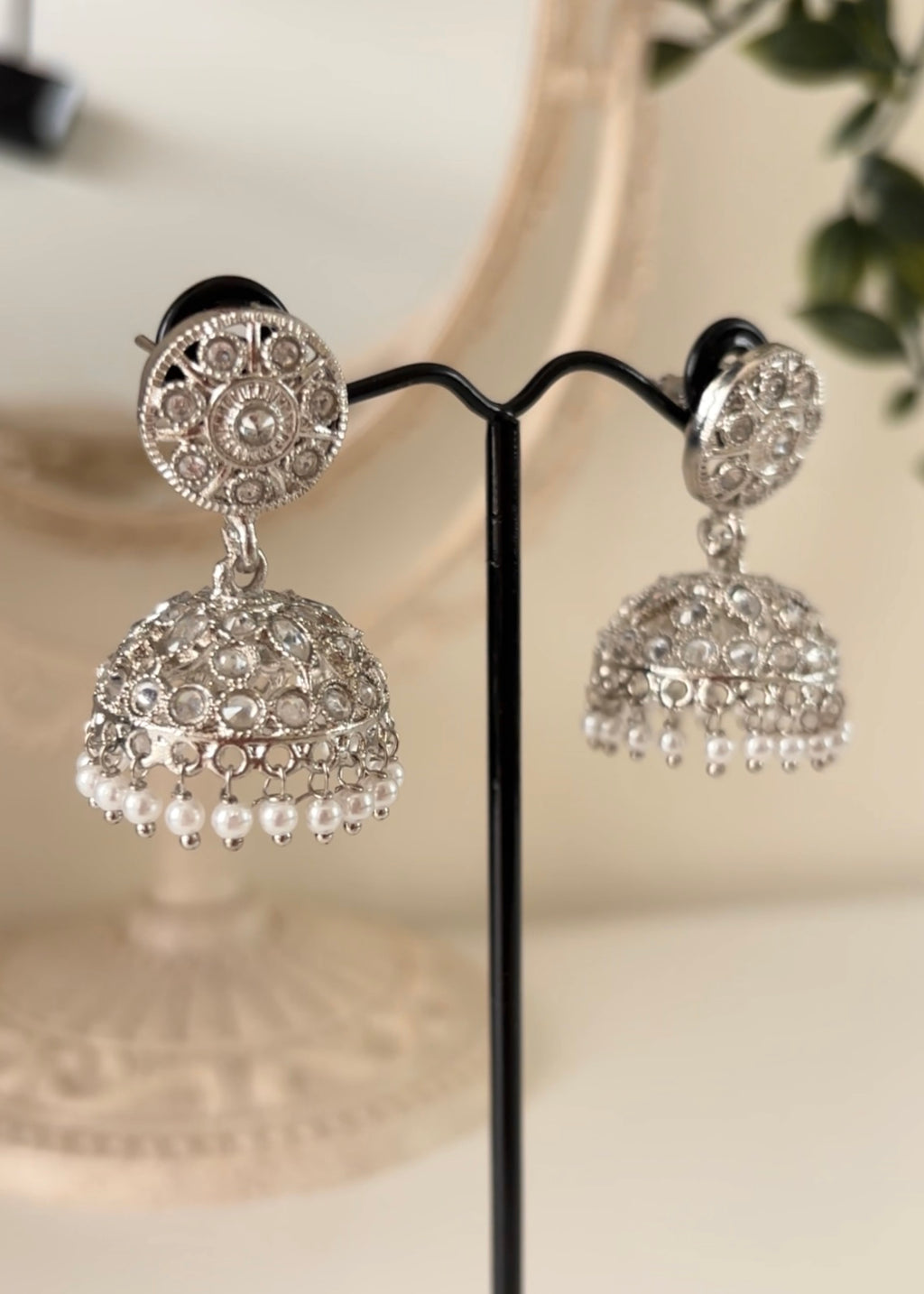 MIRAY - Silver & Golden Mini Jhumka