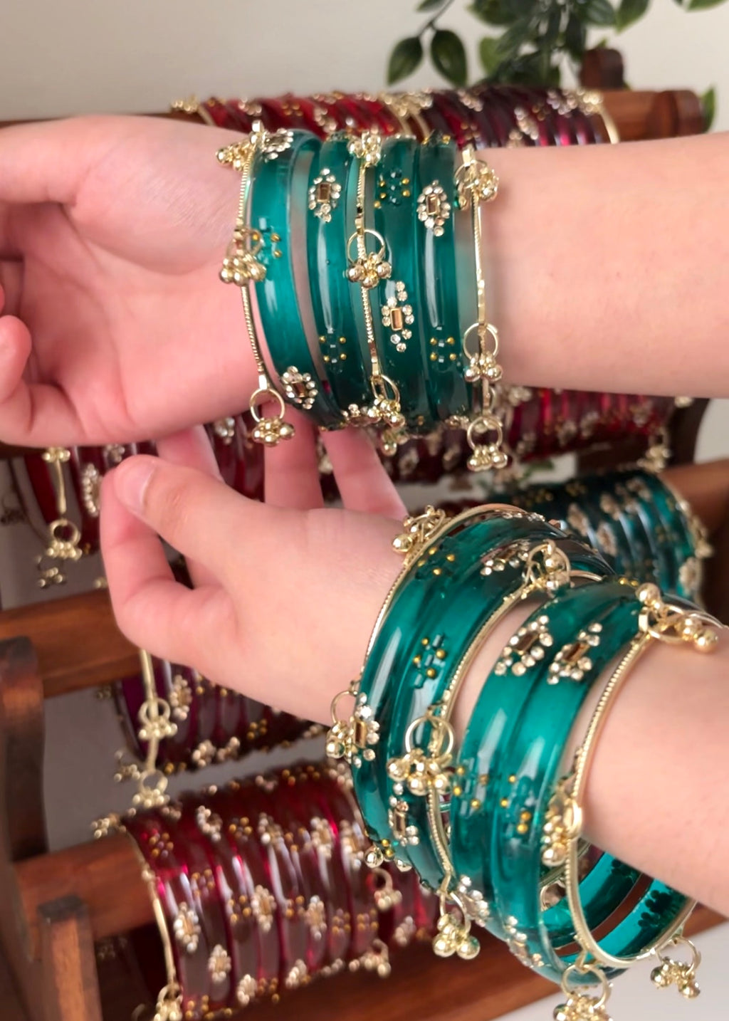 Jelly Glass Bangles