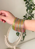 Soft Multi Glass Bangles