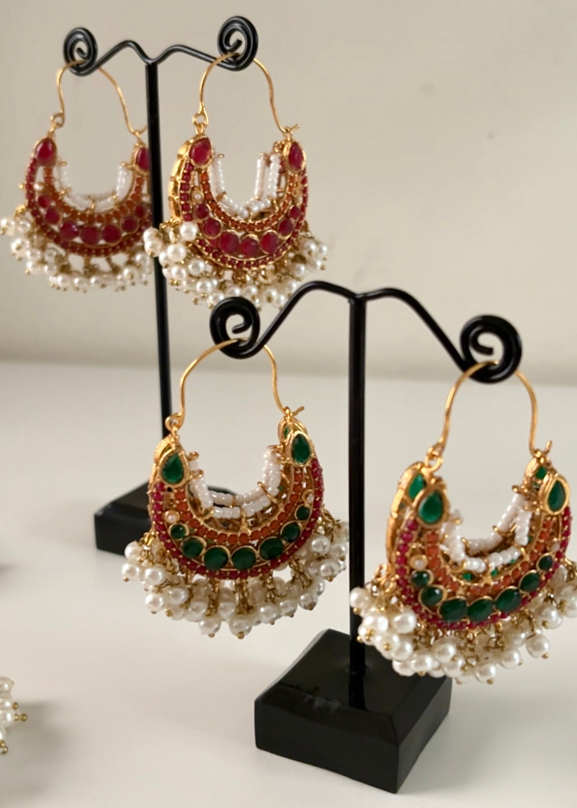 SAHAR - Double Sided Hoops