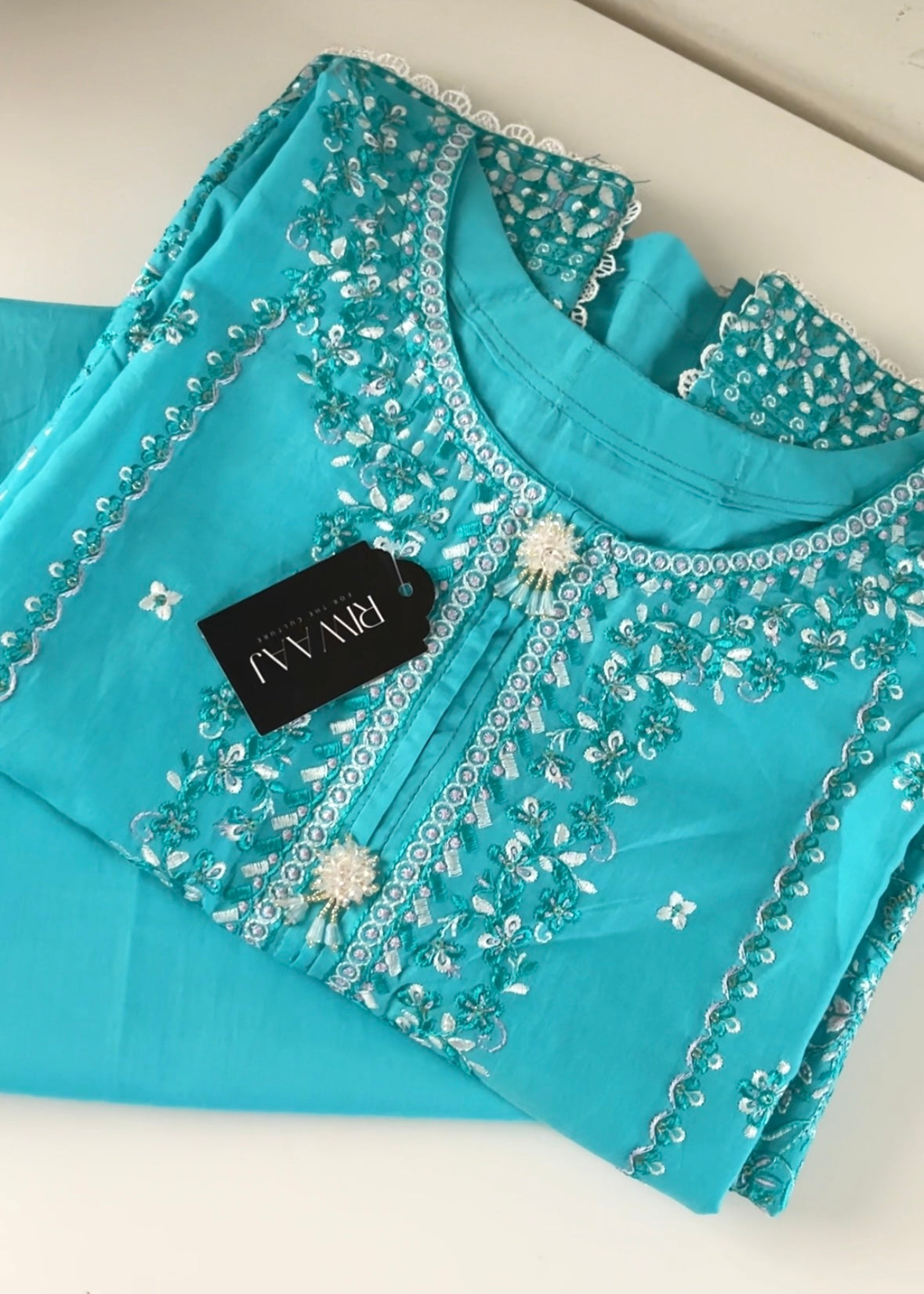 SABA — 2pcs Summer Lawn Suit