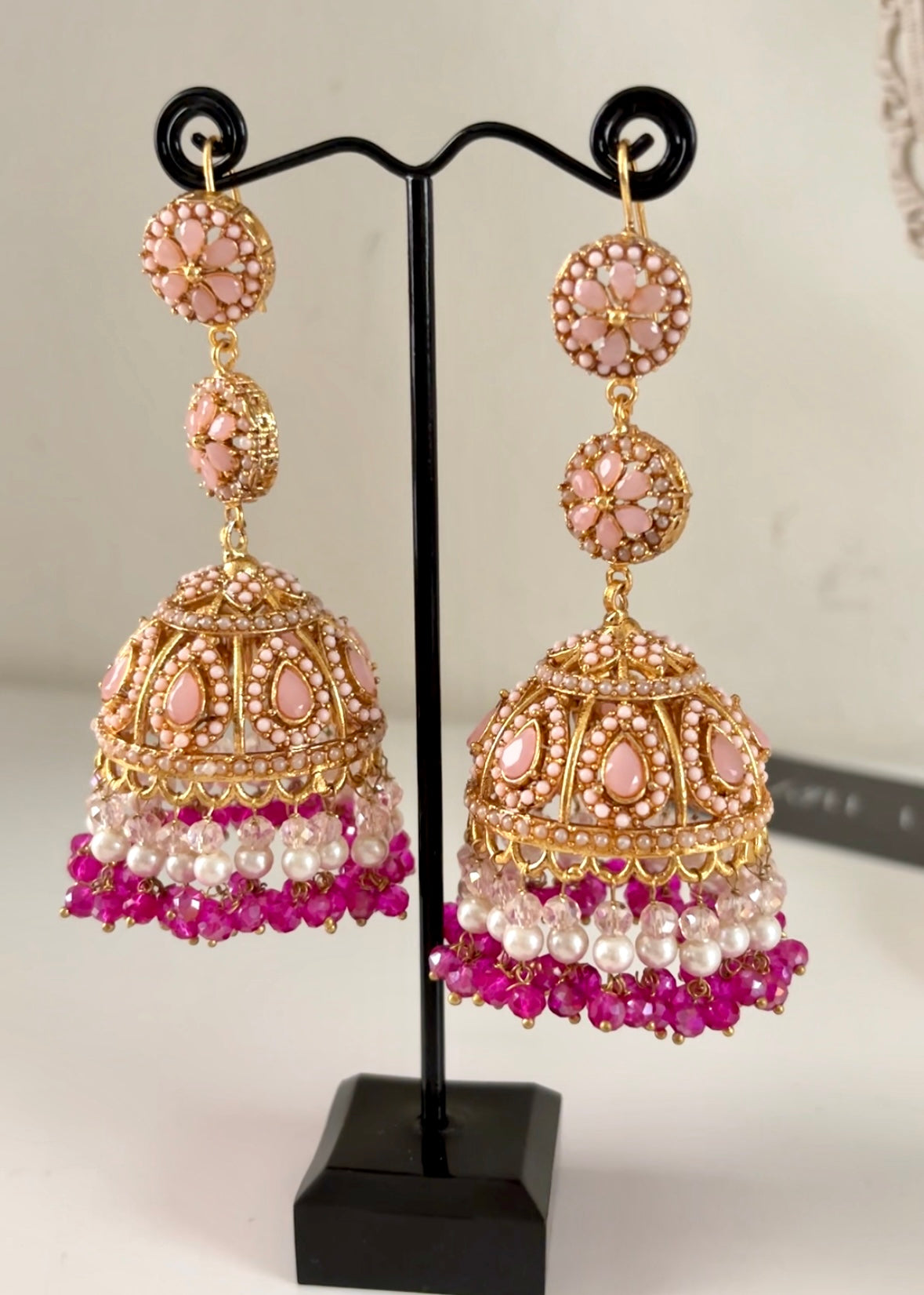 SNEHA - Nauratan Oversized Jhumka